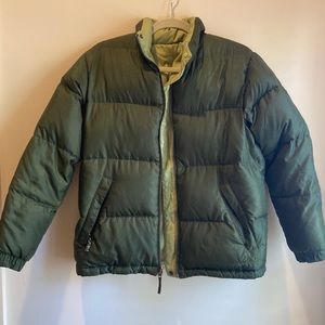 L.L Bean reversible goose down jacket Women sz S